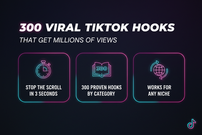 300 Viral TikTok Hooks That Get Millions of Views
