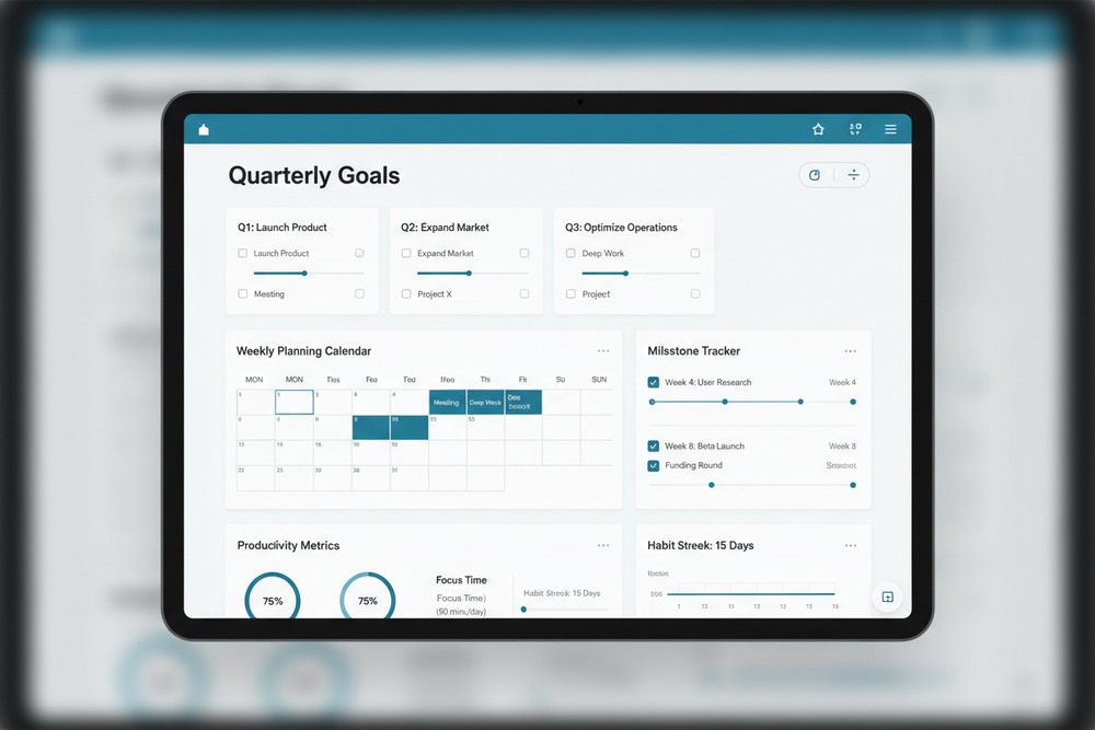 Goal Setting & Habit Tracker