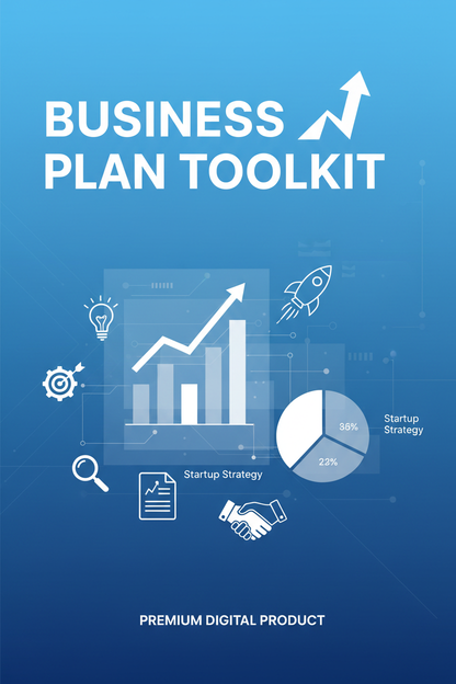 BusinessPlan Toolkit vertical cover with bold typography