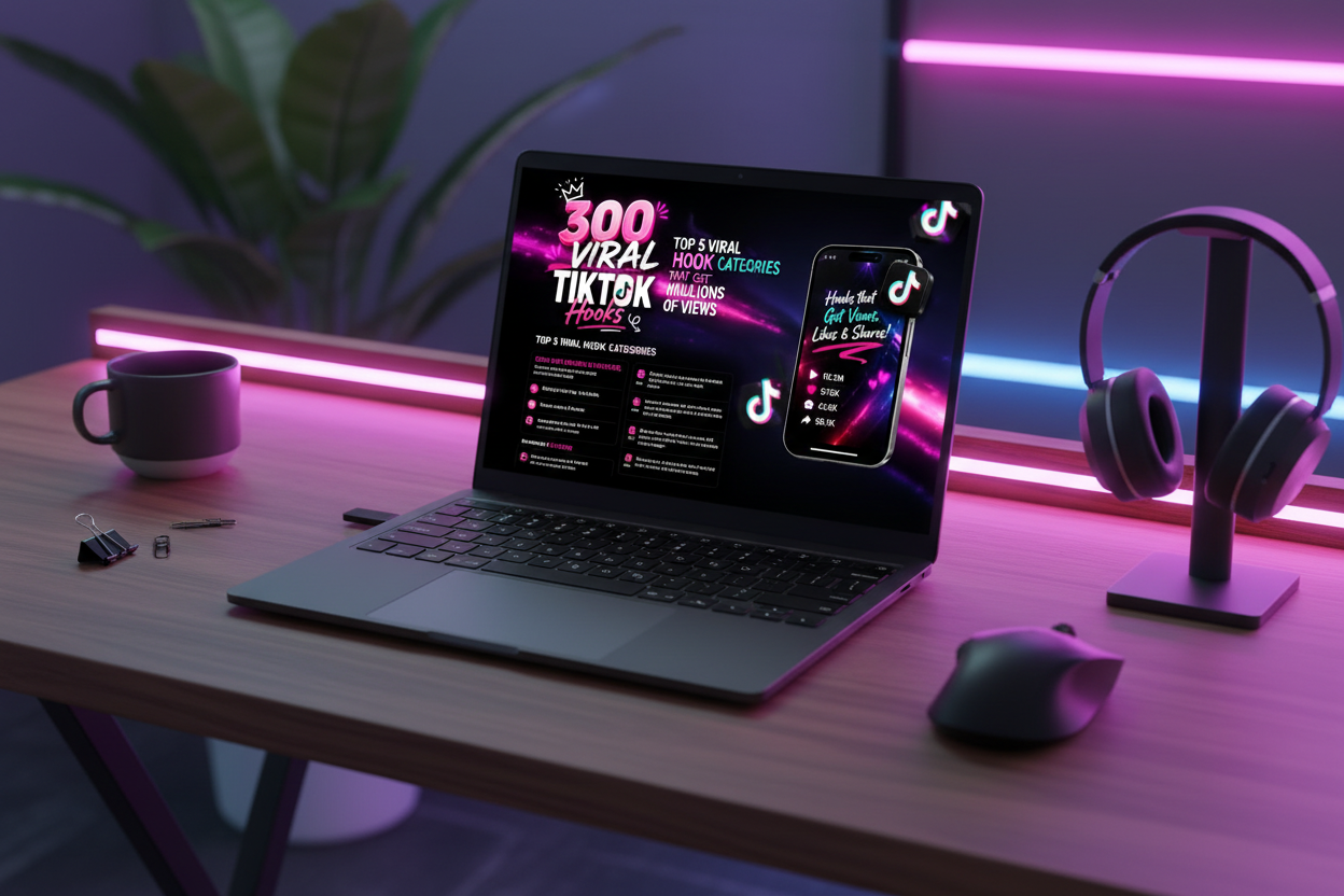 300 Viral TikTok Hooks That Get Millions of Views