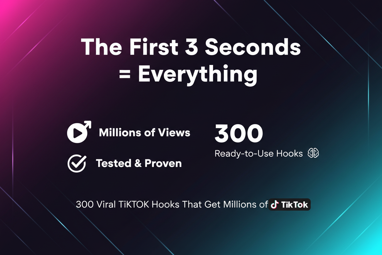 300 Viral TikTok Hooks That Get Millions of Views