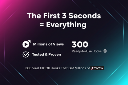 300 Viral TikTok Hooks That Get Millions of Views